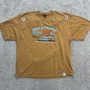 Timberland Boot Company Sparky's Bait Tackle Graphic T Shirt Mens XL Made in USA